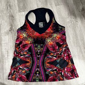 Lucky in love v neck tank